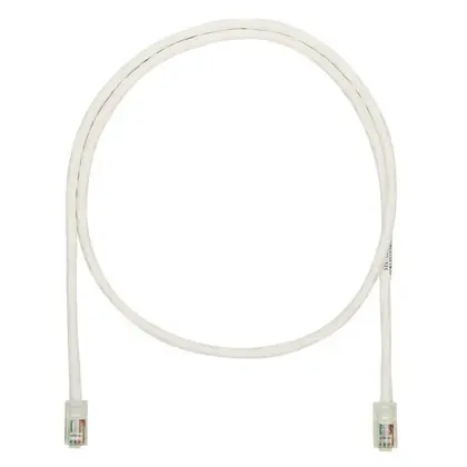 Category 5e Patch Cord, Tangle-Free Latch, Off-White, 5' Length Same Day Shipping