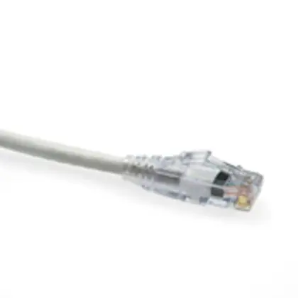 Affordable Slimline Boot Cat 5e Patch Cord, 10', White