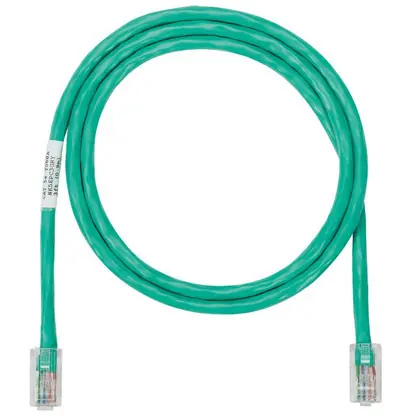 Category 5e Patch Cord, Tangle-Free Latch, Green, 10' Length Affordable