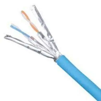TX6A™ Copper Cable, Cat 6A, 23 AWG, F/UTP, CMR, Blue Direct From Manufacturer