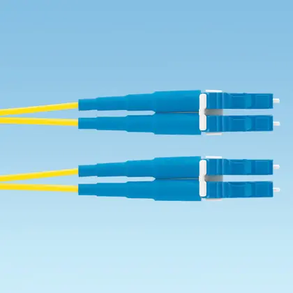 Discount Fiber Optic Patch Cord, LC Duplex to LC Duplex, 4 Meters
