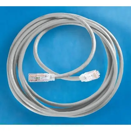Popular CORD,CAT6,MOD 8,5FT,GRAY