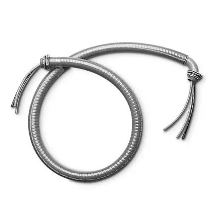 Handmade 6' Non-Metallic Liquidtight Fixture Whip, 8 AWG Stranded