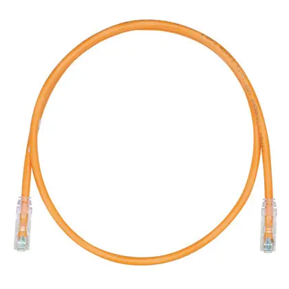 Handmade Copper Patch Cord, Cat 6, Orange UTP Cab