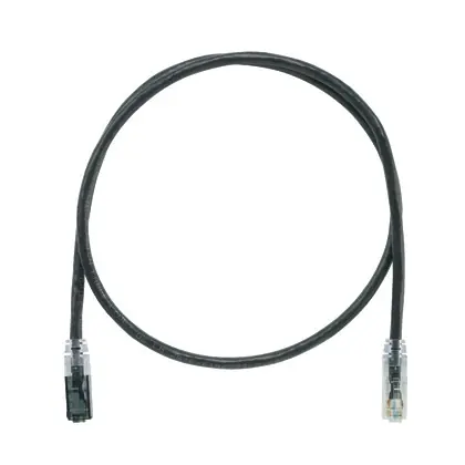 Get Yours Keyed Copper Patch Cord, Cat 6, Black UT
