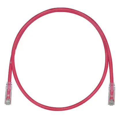Deal Keyed Copper Patch Cord, Cat 6A, Red UTP