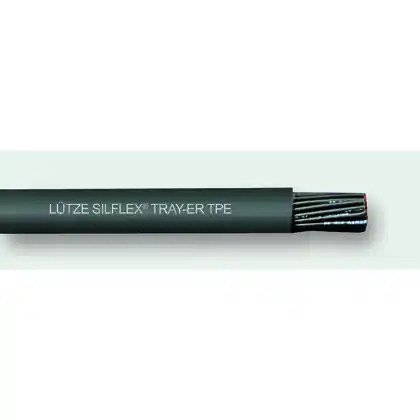 Authentic SILFLEX® Tray-ER TPE, AWG 10/03C, Black