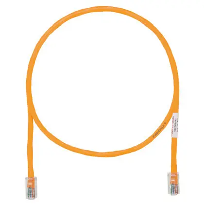 Big Sale Patch Cord, Category 5e, UTP, RJ45, 24 AWG, Copper, Orange, 1'