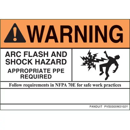 Vinyl Adhesive Sign, Warning Header, (Pack of 5) Big Sale