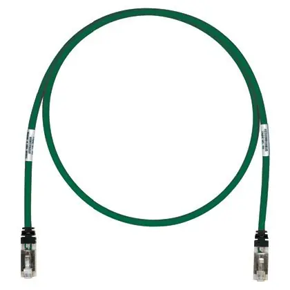 Copper Patch Cord, Cat 6A, Green S/FTP C Free Shipping