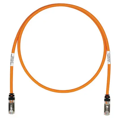Copper Patch Cord, Cat 6A, Orange S/FTP Next Day Delivery
