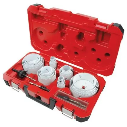 Super Sale Ice Hardened Hole Saw Kit, 28-Piece, 1" - 4-3/4"