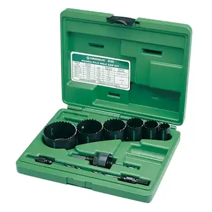 Hole Saw Kit, 7/8" - 2-1/2" Money Back Guarantee