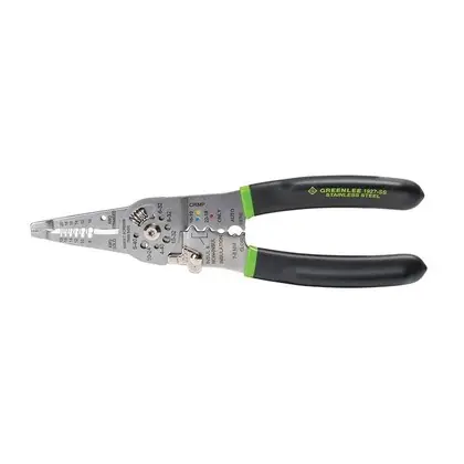 Wire Stripper/Cutter/Crimper, 8 to 18 AWG Last Chance