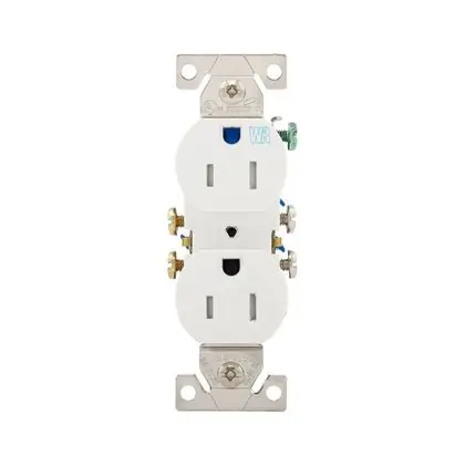 15A TR Residential Grade Duplex Receptacle, 5-15R, White Best Price