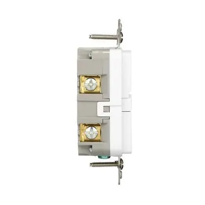 Clearance 15A Tamper-Resistant GFCI Receptacle, White