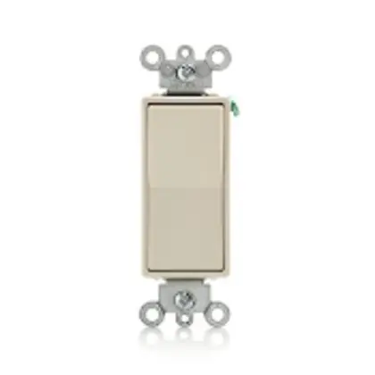 4-Way Decora Switch, 15A, 120/277V, Light Almond Professional Grade