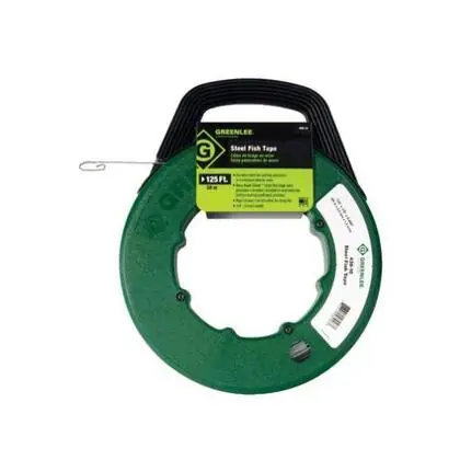 Fish Tape with Winder Case, 125' Seasonal Sale