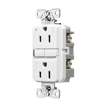 15A Tamper/Weather-Resistant GFCI Receptacle, White Order Now