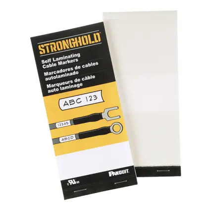 Write-On Cable Marker Book, Blank, Self-Laminating, 10 Pages Fresh Stock
