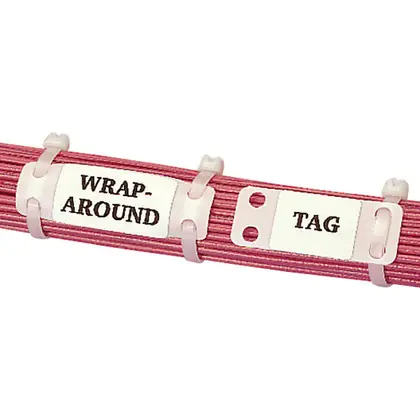 Exclusive Offer MrkrPlt,2"x0.75",WH,PK100