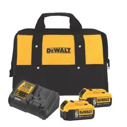 Best Price Starter Kit: (2) 20V Max 5.0Ah Batteries, Charger, Soft Bag