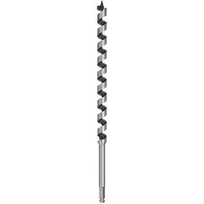 Special Offer Auger, Power Ship Auger, Length: 6", Diameter: 1", Hex Ball Groove Shank Size: 7/16".