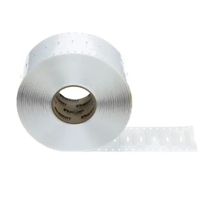 Authentic Heat Shrink Label, Thermal Transfer, Military Grade, 3/16", White