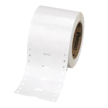 Heat Shrink Label, Thermal Transfer, Military Grade, 3/16", White Low Price