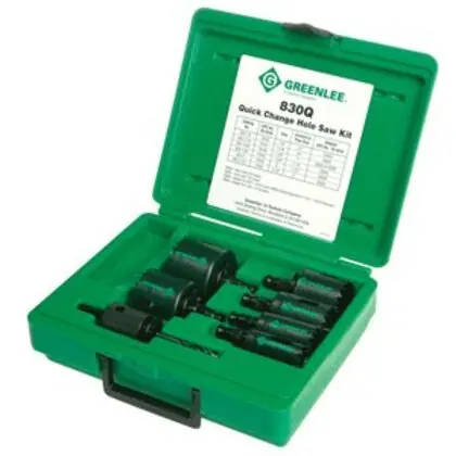 Viral Quick Change Hole Saw Kit, 7/8" - 2/1/2"