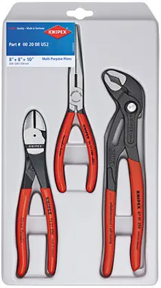 New Release 3 Pc Universal Pliers Set w/ Cobra® Pliers