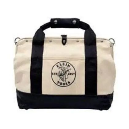 18" Canvas Tool Bag, Leather Bottom Big Sale